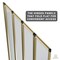 Anzzi 56 in. x 33 in. Accordion-Style Framed Matte Black & Brushed Gold Bathtub Shower Door SD-AZ16-01MBBG - alternate 3